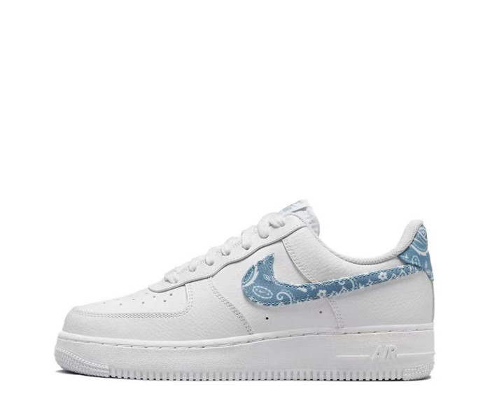 Women's Air Force 1 White/Grey Shoes 0216